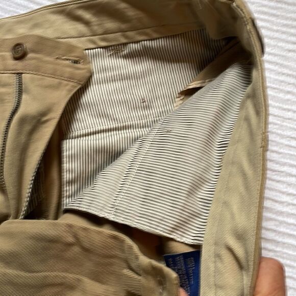 Faconnable 100% Cotton Khaki Pants - 38 - Picture 6 of 12